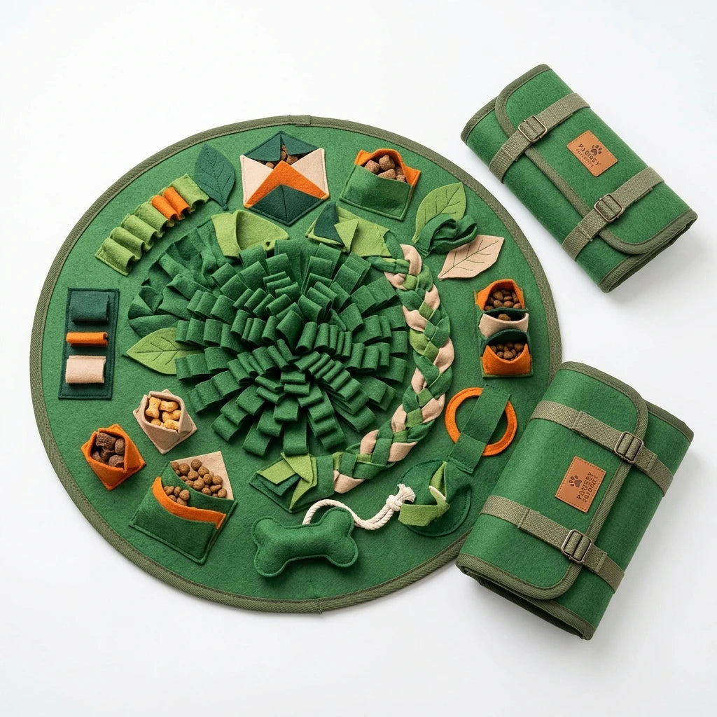 ZenSniff™ Interactive Foldable Snuffle Mat - Mental Stimulation & Slow Feeding